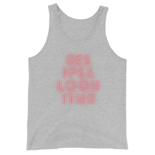 Load image into Gallery viewer, Unisex Tank Top - Res Ipsa Loquitur