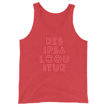 Load image into Gallery viewer, Unisex Tank Top - Res Ipsa Loquitur