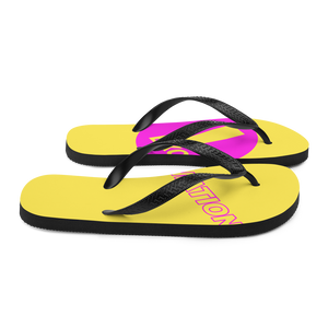 Unisex Flip-Flops - Exclamation Logo