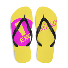 Load image into Gallery viewer, Unisex Flip-Flops - Exclamation Logo