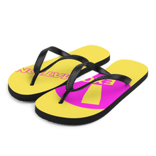 Load image into Gallery viewer, Unisex Flip-Flops - Exclamation Logo