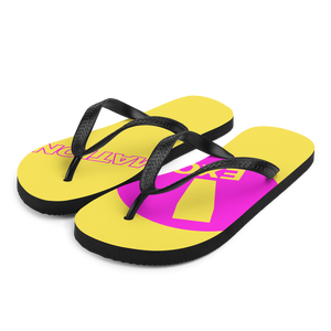 Unisex Flip-Flops - Exclamation Logo