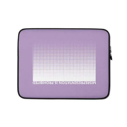 Laptop Multi-Purpose Sleeve - Misrepresentation Is Prohibited