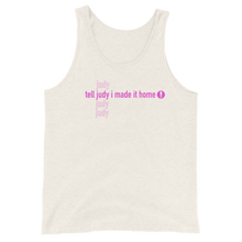 Load image into Gallery viewer, Unisex Tank Top - Message to Judy