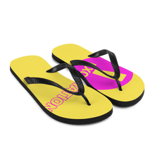 Load image into Gallery viewer, Unisex Flip-Flops - Exclamation Logo