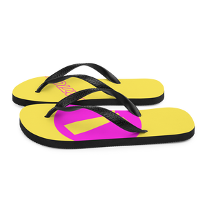 Unisex Flip-Flops - Exclamation Logo