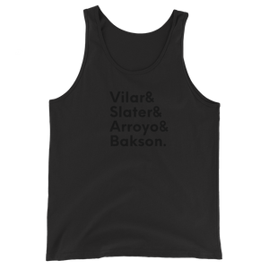 Unisex Tank Top - Vilar, Slater, Arroyo, Bakson.