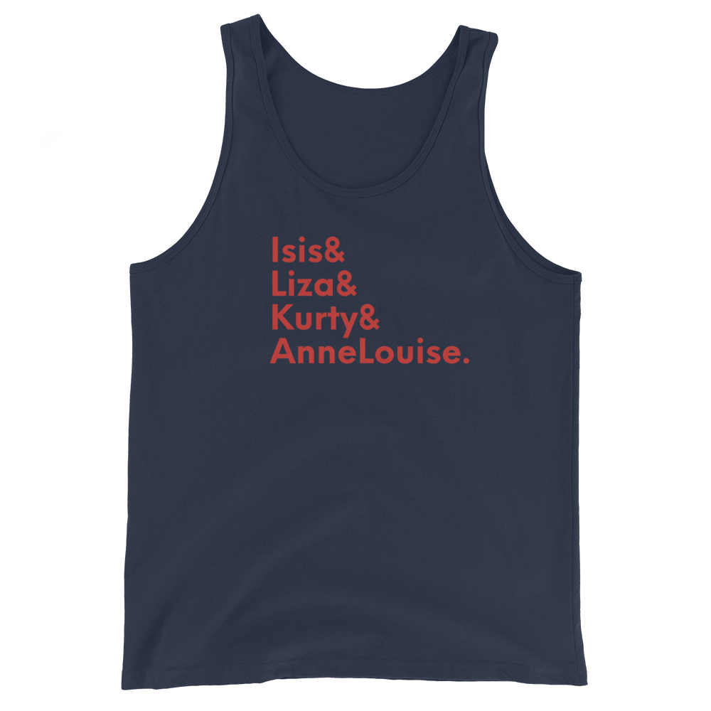 Unisex Tank Top - Isis, Liza, Kurty, AnneLouise.